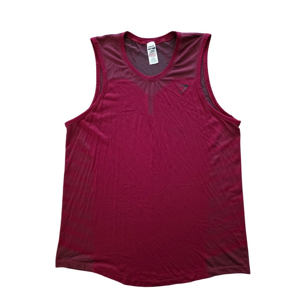 Gymshark 315 Workout Athletic Tank Burgundy Size XXL
